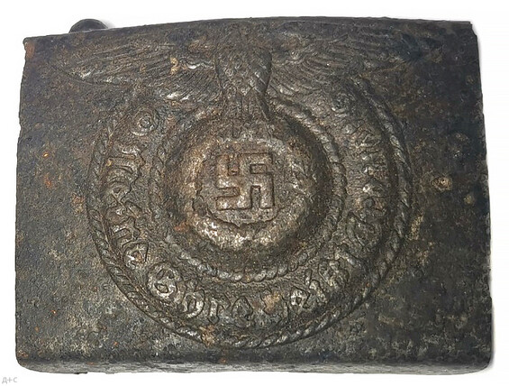 Belt buckle Waffen SS "Meine Ehre heißt Treue" / from Novgorod