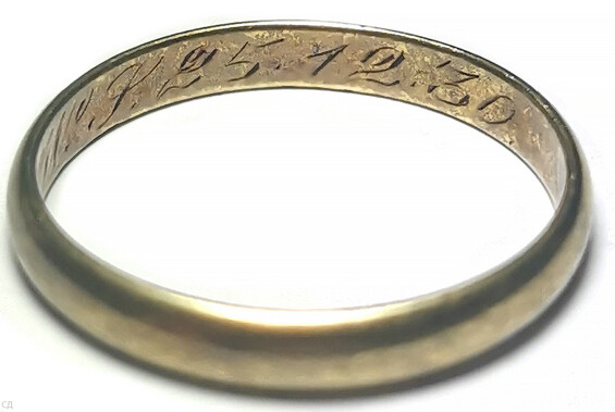 German wedding ring / from Stalingrad