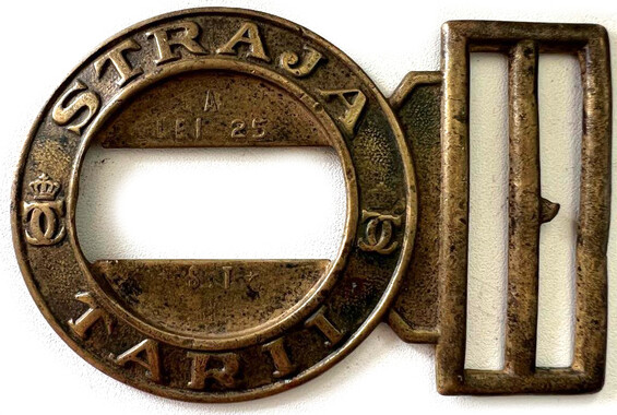 Part of a Romanian officer's belt buckle / from Stalingrad