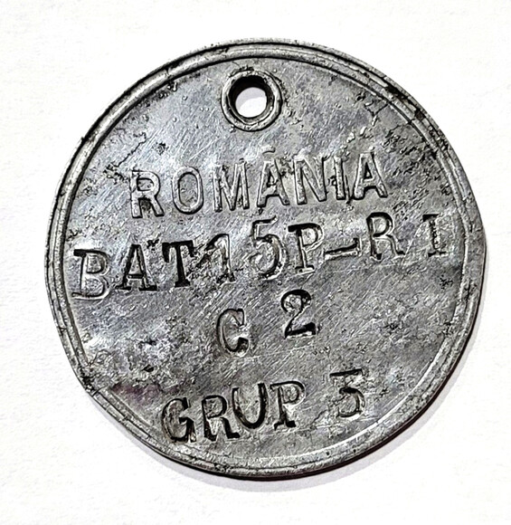 Romanian dogtag / from Stalingrad