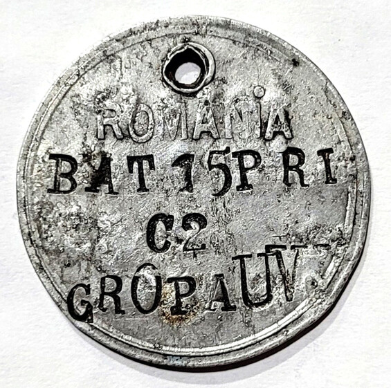 Romanian dogtag / from Stalingrad