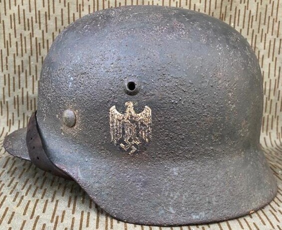Wehrmacht helmet M35 DD / from Voronezh 