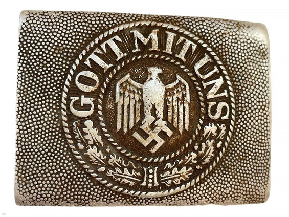 Wehrmacht belt buckle "Gott mit Uns" / from Novgorod