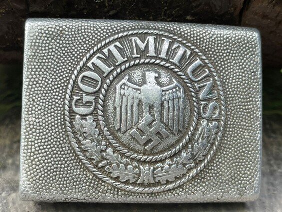 Wehrmacht belt buckle "Gott mit Uns" / from Stalingrad