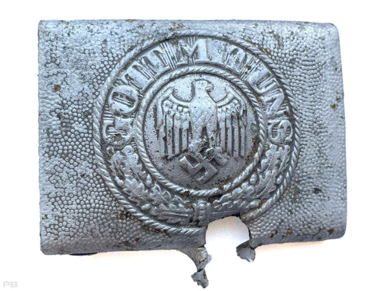 Wehrmacht belt buckle "Gott mit Uns" / from Stalingrad