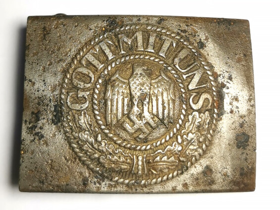 Iron Wehrmacht belt with buckle "Gott mit Uns"