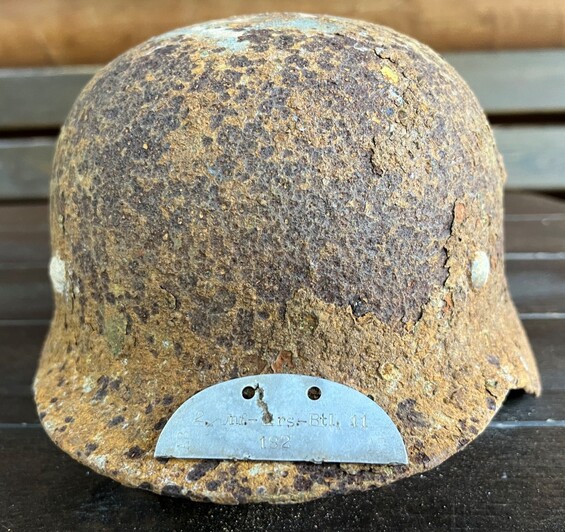 German helmet M35 / from Stalingrad