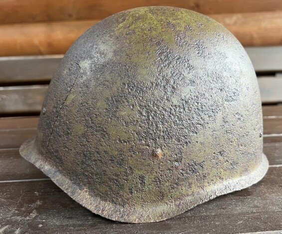 Soviet helmet SSh39 / from Stalingrad