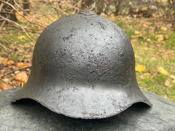 Soviet helmet SSh36 / from Vyazma