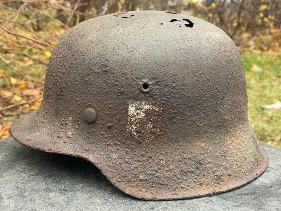 German helmet M42 / from Vyazma