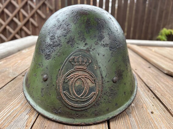 Romanian helmet / from Stalingrad