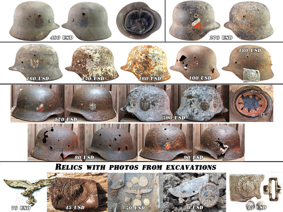 New WW2 relics for sale from Eastern Front