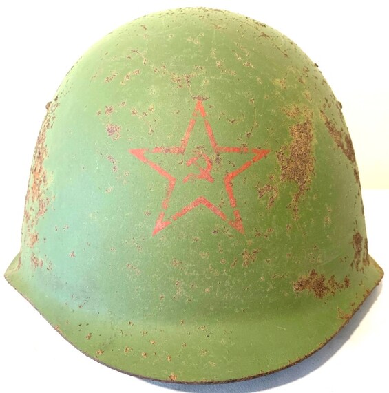 Soviet helmet SSh39 / from Murmansk