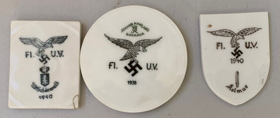 The bottom of the broken German Luftwaffe cookware