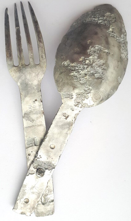 Wehrmacht camping Fork-spoon / from Stalingrad