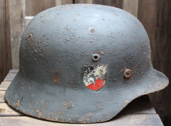 Wehrmacht helmet M35 DD / from Karelia