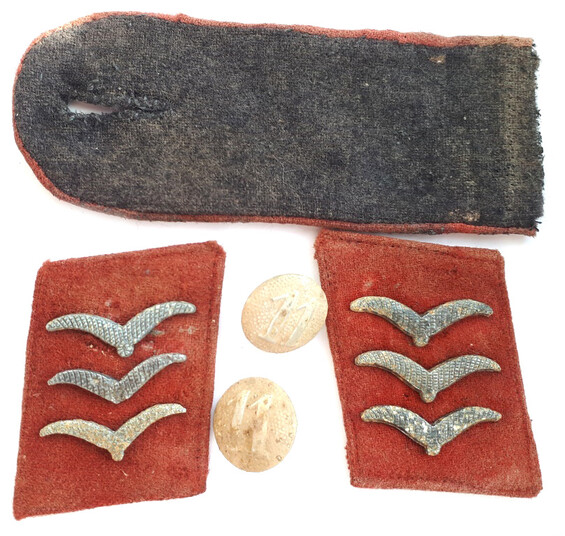 Luftwaffe Obergefreiter flak collar tab / from Königsberg