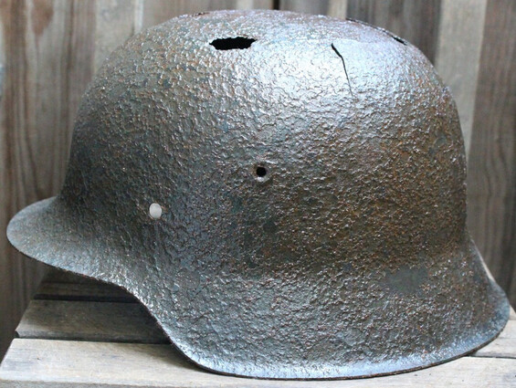 German helmet M42 / from Velikiye Luki