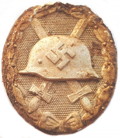 Silver Wound Badge "Hausch AG, Moritz" / from Stalingrad