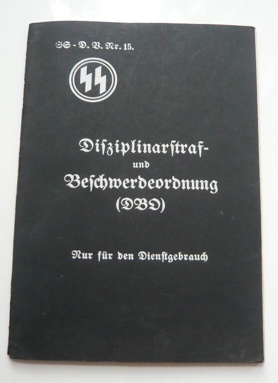 Military officer's Charter Waffen SS