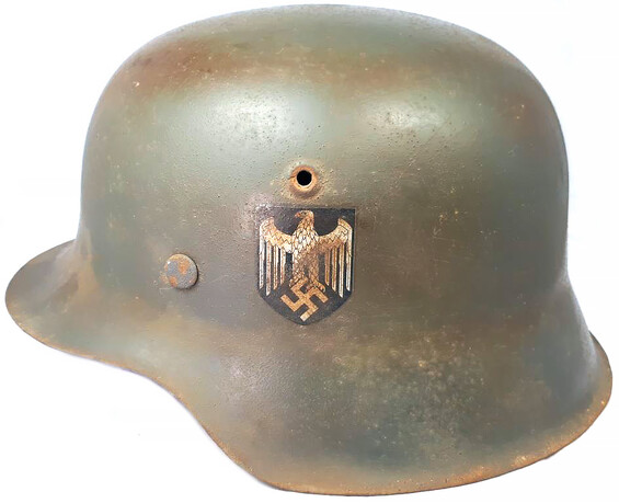 Restored Wehmacht helmet M42