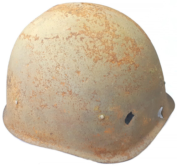 Soviet helmet SSh40 / from Kursk