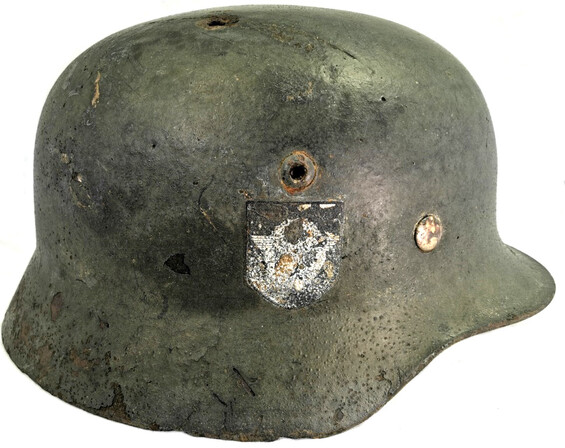 Ordnungspolizei helmet M35 DD / from Kusk
