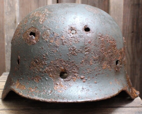 German helmet M35 / from Pskov