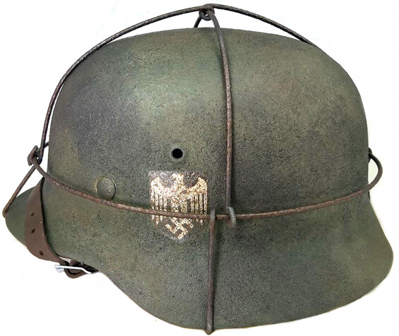 Restored Wehrmacht helmet M40
