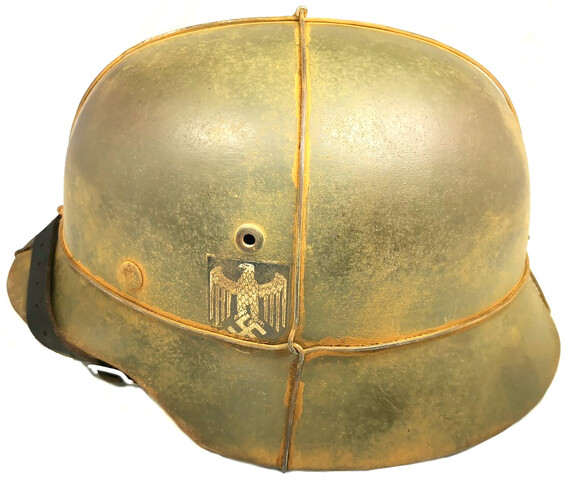 Restored Wehrmacht helmet M35 DD