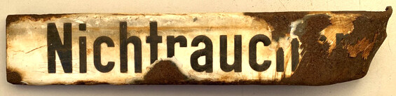 Train sign / from Koenigsberg