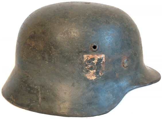 Waffen SS helmet M35 DD