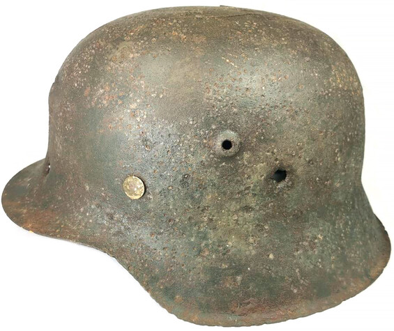 German helmet M42 / from Staraya Russa