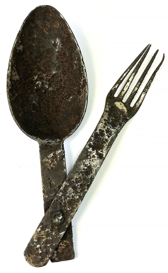 German steel fork-spoon