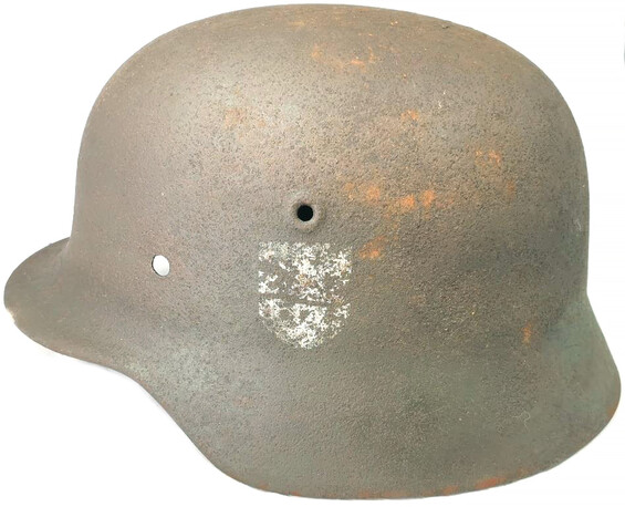 Wehrmacht helmet M40/68 (big size) from Stalingrad