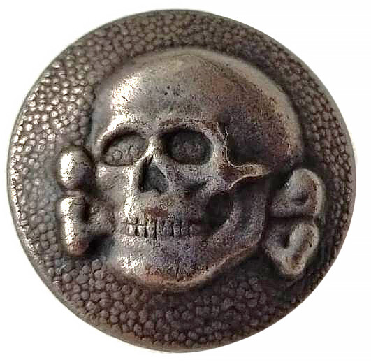 Waffen-SS cap badge / from Staraya Russa