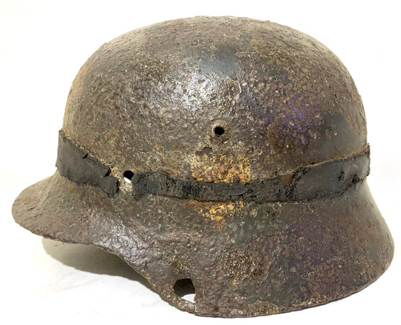 German helmet M35 / from Moscow