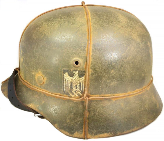 Restored helmet M35 DD, Wehrmacht