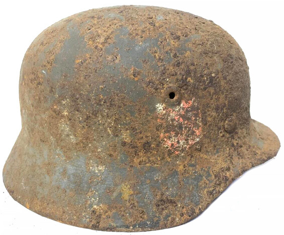 Croatian helmet M35 DD / from Stalingrad