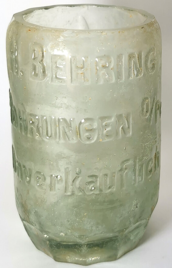 A mug from a bottle / from Konigsberg