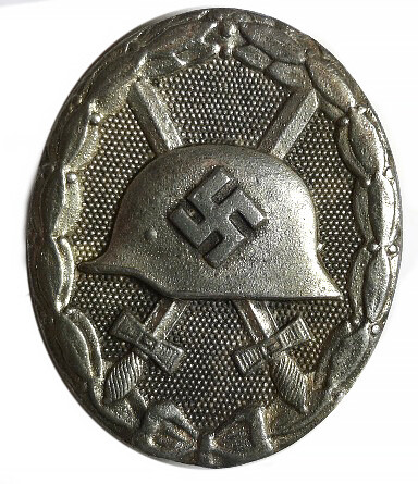 Silver Wound Badge by Carl Wild, Hamburg / from Bobruysk pocket