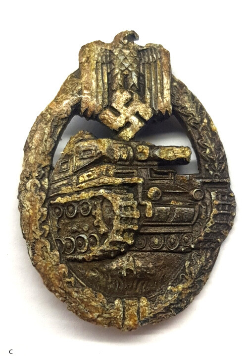 Panzer Badge / from Koenigsberg 