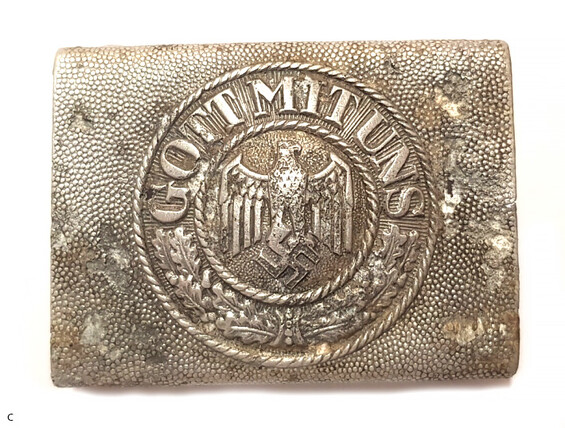 Wehrmacht belt buckle "Gott mit Uns" / from Königsberg