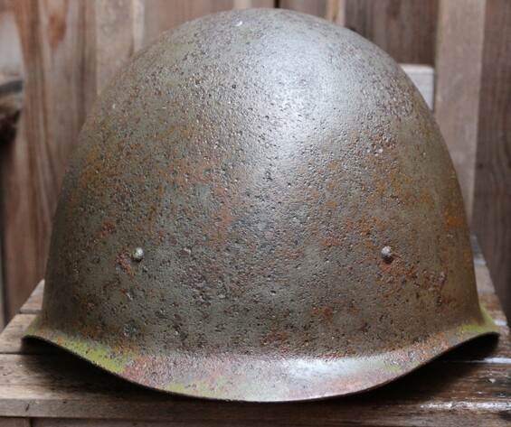 Soviet helmet SSh40 / from Kaluga