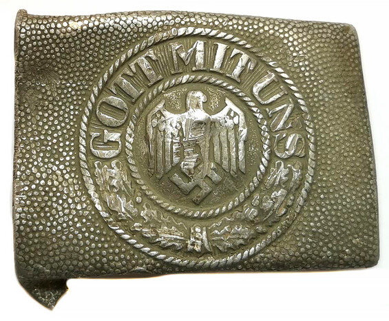 Wehrmacht belt buckle "Gott mit Uns" / from Crimea
