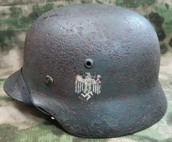 Wehrmacht helmet M35 / from Konigsberg