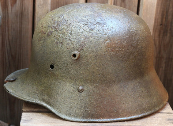 German helmet M17 / from Pskov