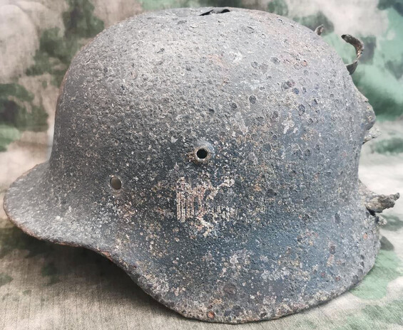 German helmet M40 / from Königsberg