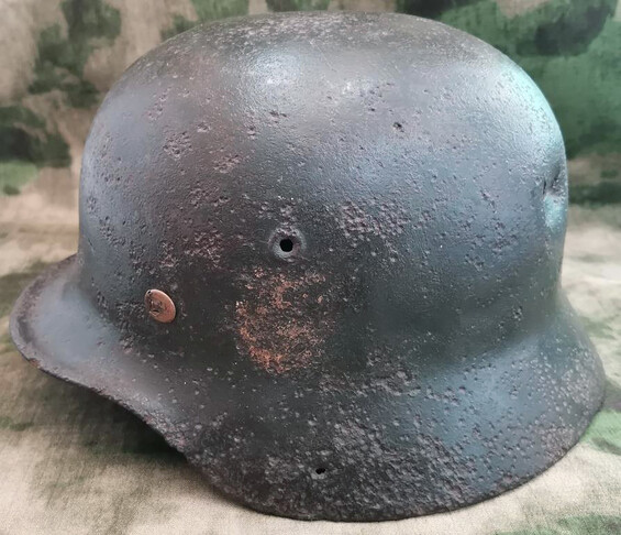 German helmet M40 / from Kaluga