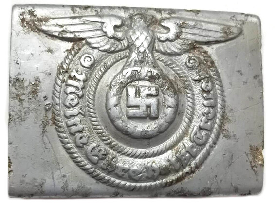 Aluminum belt buckle Waffen SS "Meine Ehre heißt Treue" 
